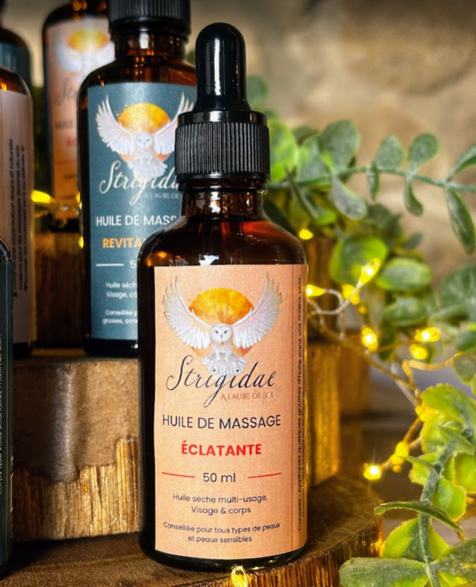 huile de corps artisanale pour femme enceinte